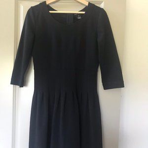 Pink Tartan Black Low-Waisted Fitted Dress